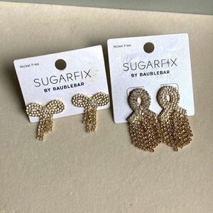 BaubleBar Dangle Earnings by SugarFix - Two pairs!